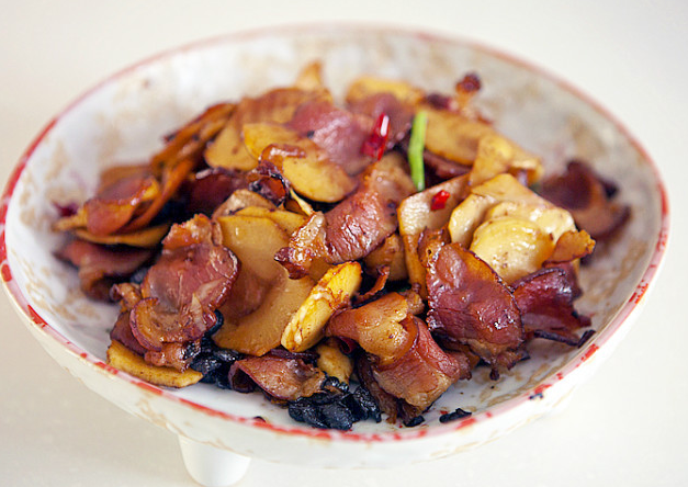 冬筍炒臘肉